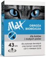 Selecta HTC Obroża Max biobójcza dla kota i małego psa przeciw pchłom i kleszczom niebieska 43cm