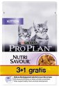 Purina Pro Plan Cat Junior saszetka 4x85g 3+1 gratis