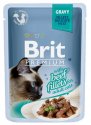 Brit Premium Cat Fillets with Beef sos saszetka 85g