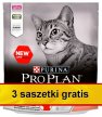 Purina Pro Plan Cat Sterilised Optisenses Salmon 400g  + saszetki 3x85g