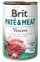 Brit Pate & Meat Dog Venison puszka 400g