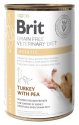 Brit Veterinary Diet Dog Hepatic Turkey with Pea puszka 400g